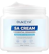 OUKEYA SA Cream for Rough & Bumpy Extremely Dry Skin with 5 Kinds of Ceramides & Salicylic Acid,E...