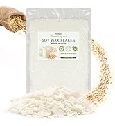 TRINIDa Soy Wax Flakes 450g, Premium Natural Candle Wax 1LB, 100% Soy Wax for Candle Making from ...