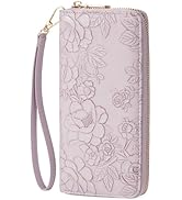 GAEKEAO Womens Wallet RFID Blocking Leather Wristlet Purse Large Capacity Card Holder Long Ladies...