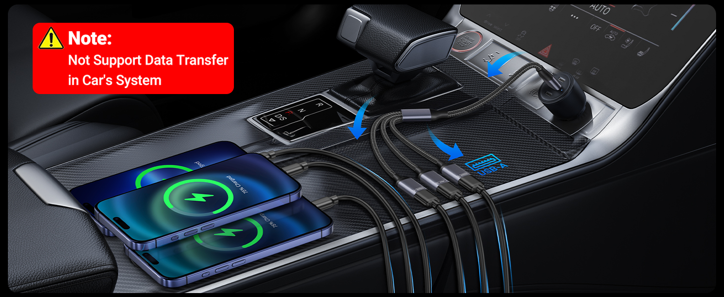 USB splitter for car charger
