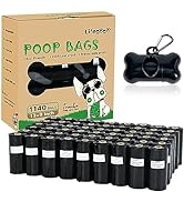 Dog Poop Bag 1140 Counts 57 Rolls, Unscented Doggy Poop Bags, Leak-Proof Dog Bags for Poop, Dog W...