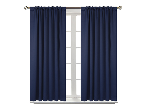 Back Tab and Rod Pocket Room Darkening Curtains