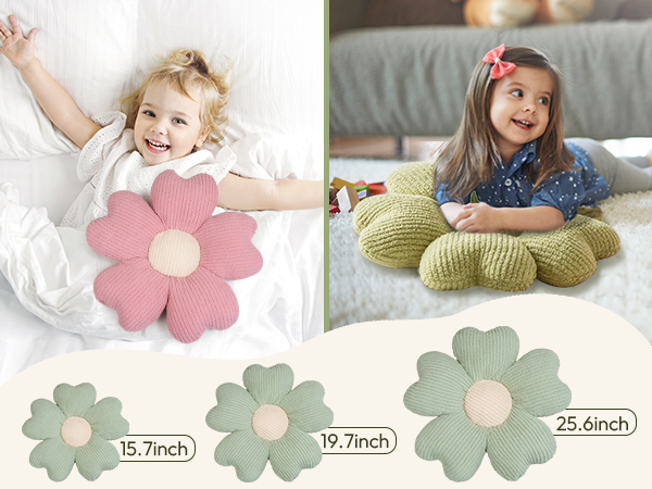 flower shaped pillow