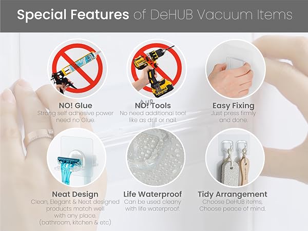 DeHUB Vacuum Pad PA+ 600 Special Features