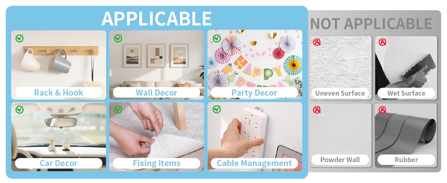 Double Sided Tape Heavy Duty Clear Nano Mounting Tape