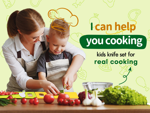kids knife set for real cooking