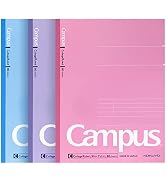 KOKUYO Composition Notebooks, 3 Pack Campus 9-3/4