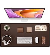K KNODEL Non-Slip Desk Mat, Desk Pad, Desk Blotter, Desktop Mat for Desk, Large Desk Protector, O...