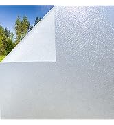 KESPEN Frosted Window Privacy Film Heat Control UV Sun Blocking Glass Stickers Static Cling Non A...
