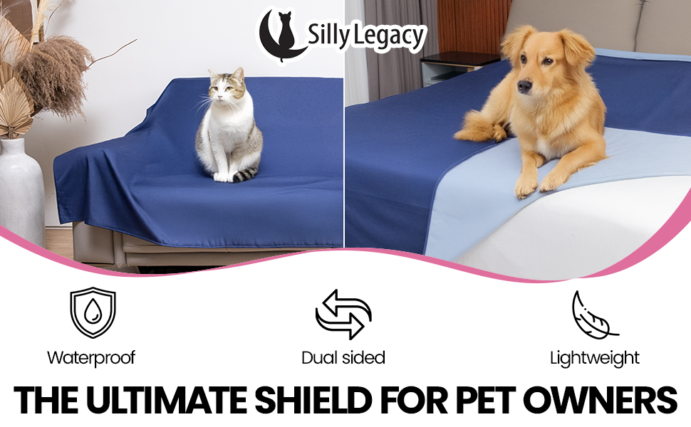 Waterproof bed cover for pets