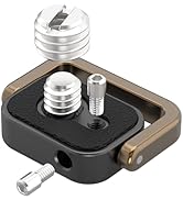 1/4" Screw to Camera Lanyard Hole, Cameras Strap Buckle with Arri Locating, Adjustable Aluminum A...