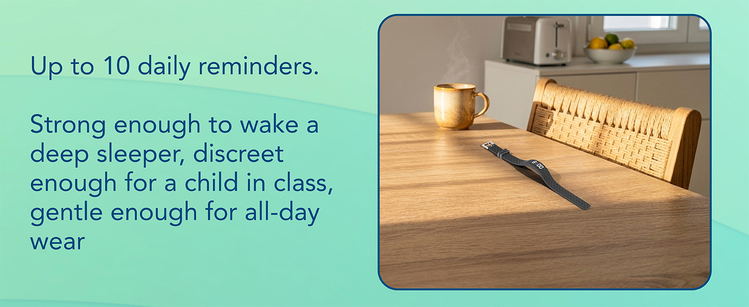 Up to 10 daily reminders