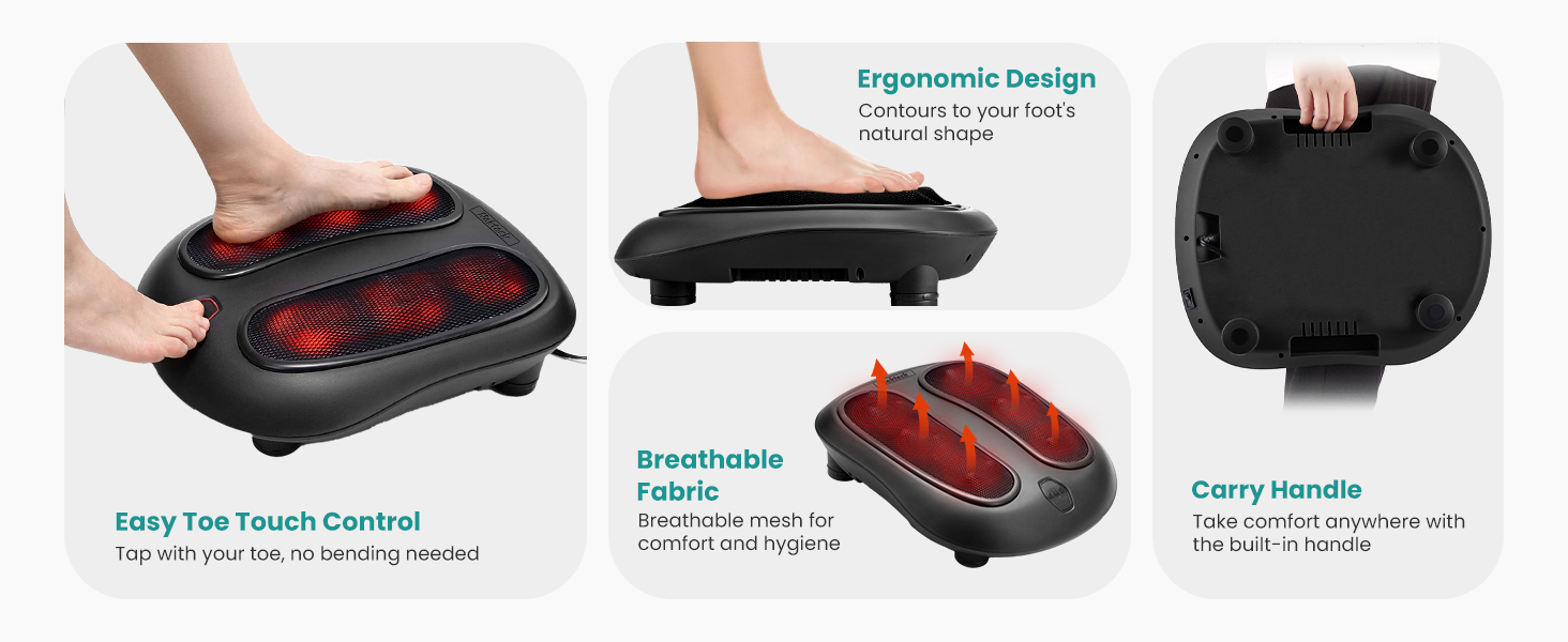 Kneading Foot Massager with Heat