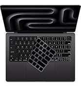 Silicone Keyboard Cover Skin for MacBook Pro 14" 16 inch M4 Pro/Max Chip A3112 A3185 A3401 A3186 ...