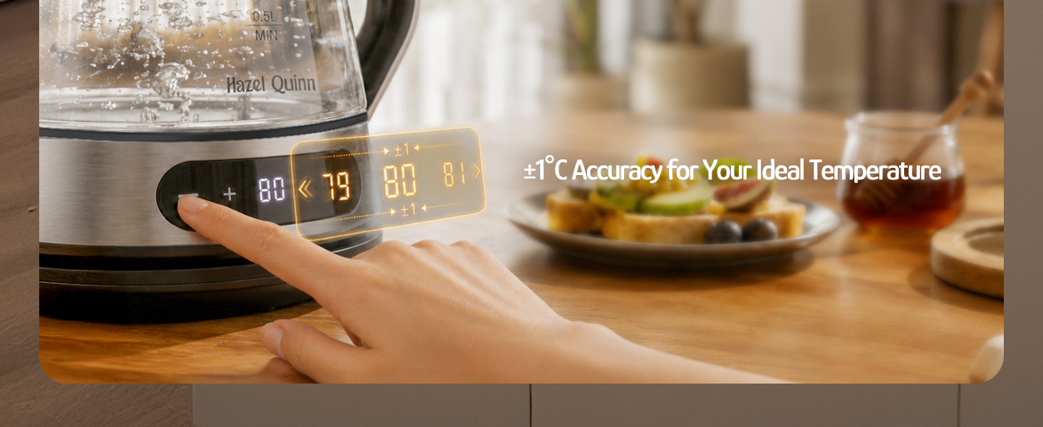 ±1° temperature adjustment