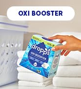 Dropps Oxi Booster Pods, Unscented (64 Count) - Chlorine-Free Bleach Alternative Biobased Laundry...
