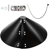 Toddmomy 1pc Squirrel Hood Bezel Squirrel Baffle Bird Feeders Wide Squirrel Feeder Cover Birdfeed...