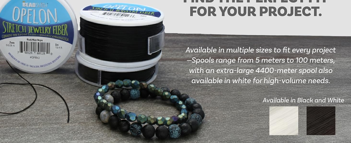 beading cord, stretch cord, jewelry string, elastic beading thread, beading elastic cord
