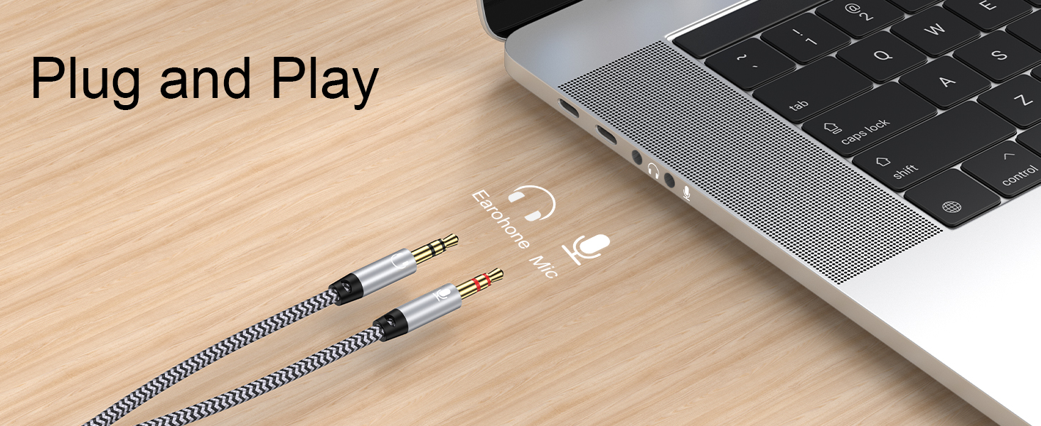 headphone mic splitter 3.5mm audio splitter dual headphone adapter headphones splitter trs splitter