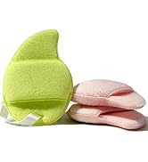 Facial Cleansing Sponge Set 3, Reusable Face Scrubbers for Gentle Cleansing & Dead Skin Removal, ...
