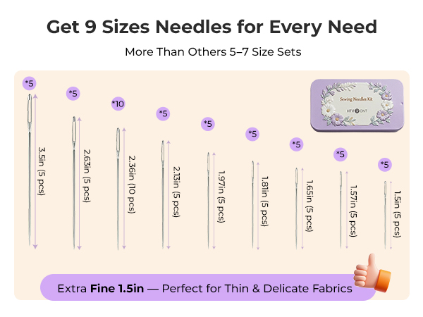 sewing needles _embroidery needles