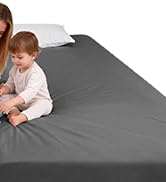 Vekkia 2-in-1 Split King Gap Filler with Built-in Fitted Sheet, Twin to King Converter, Bed Bridg...