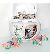 YUCO Laundry Pods Detergent - Hypoallergenic Laundry Pods - Powerful 5-in-1 Clean in One Step Ult...