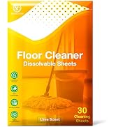 Soluble Care: Floor Cleaner Sheets (Concentrated Dissolvable Cleaning Sheets for Use in Buckets &...