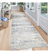 Restydon Rug Runners for Hallways Non Slip - 2x8 Runner Rug for Bedroom, Washable Runner with Rub...