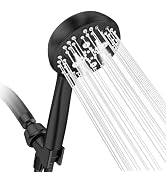 Cosuro 6-Spray High Pressure Handheld Shower Head with Anti-Burst Leak-Proof Stainless Steel Hose...