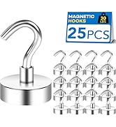 LOVIMAG Strong Magnetic Hooks, 30lbs Utensil Racks Kitchen Utensil Holders Hanging Cruise Cabins,...