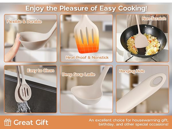 cooking utensils set non toxic