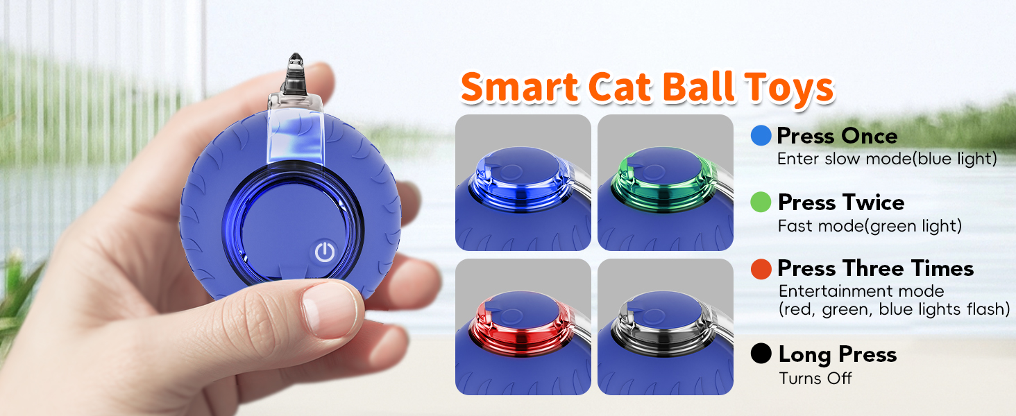 interactive rolling cat toy