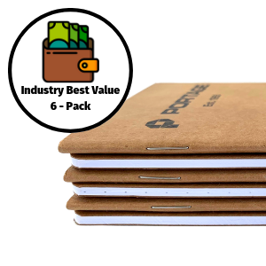 6 pack best value pocket notepad field notes field note field notebook