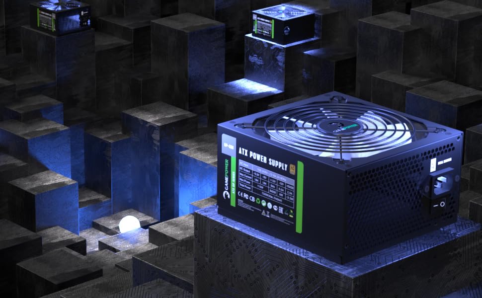 gaming pc power supply 650w plus bronze certified