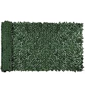Artificial Ivy Privacy Fence,U'Artlines Heavy Duty Artificial Hedges Fence and Faux Ivy Vine Leaf...
