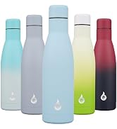 BJPKPK Insulated Water Bottle 17oz Stainless Steel Water Bottles Dishwasher Safe Metal Thermos Ke...