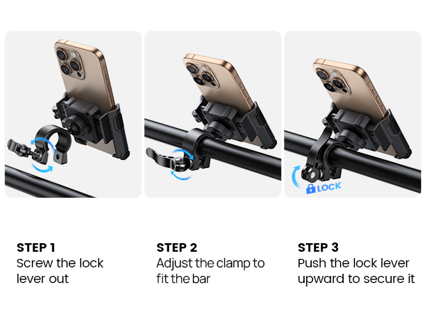 phone mount for motorcycle
