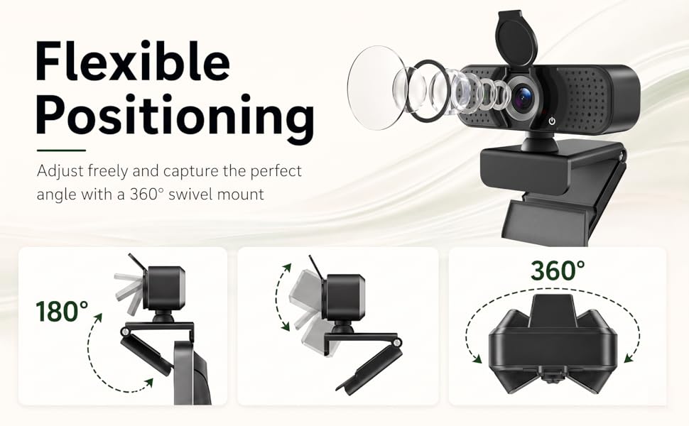 1080P Webcam with Microphone