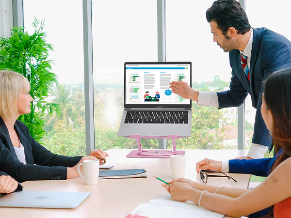 laptop stand for desk portable notebook stand ergonomic laptop riser office desk accessories