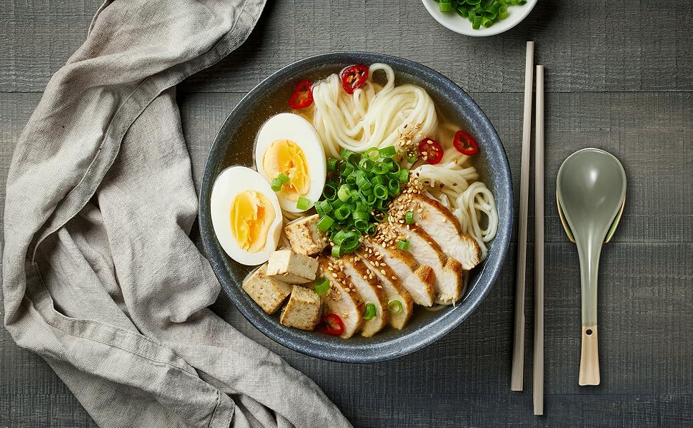 asian ceramic soup spoons