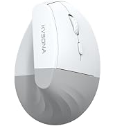 KYSONA EM18 Wireless Ergonomic Vertical Mouse, Ergo Design, Bluetooth Cordless Mouse for Medium/L...