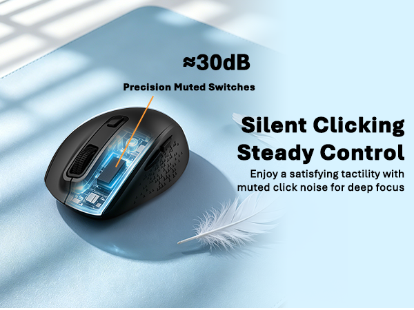 Silent Click 30dB mouse