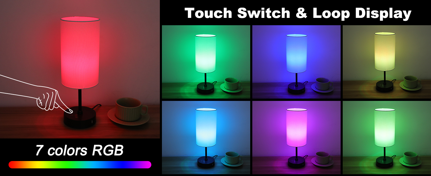 use the RGB 7 colors mode as ambient light for special occasions