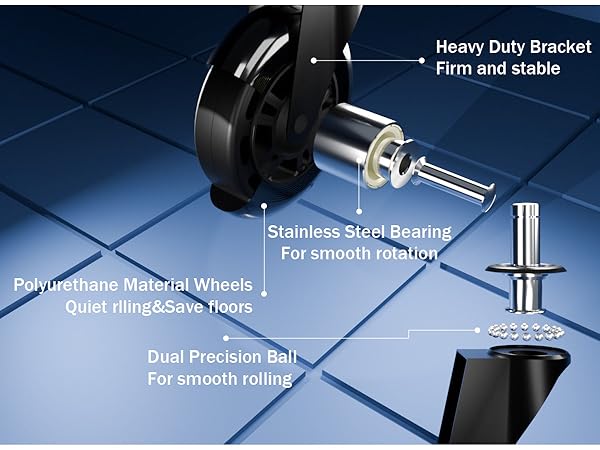 office chair rollerblade wheels