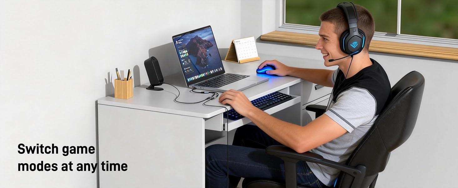 USB C to Dual 3.5mm Female Headphone Splitter