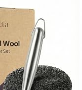 Steel Wool Scrubber with Handle