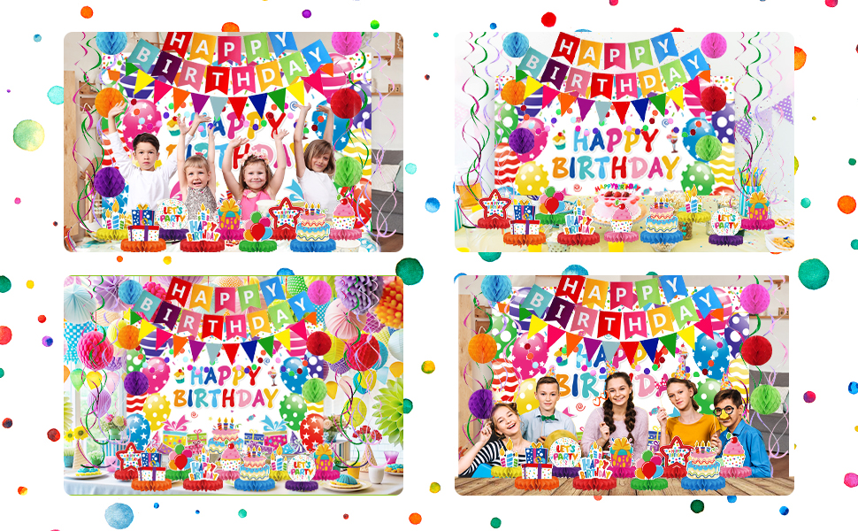 Happy Birthday Color Set