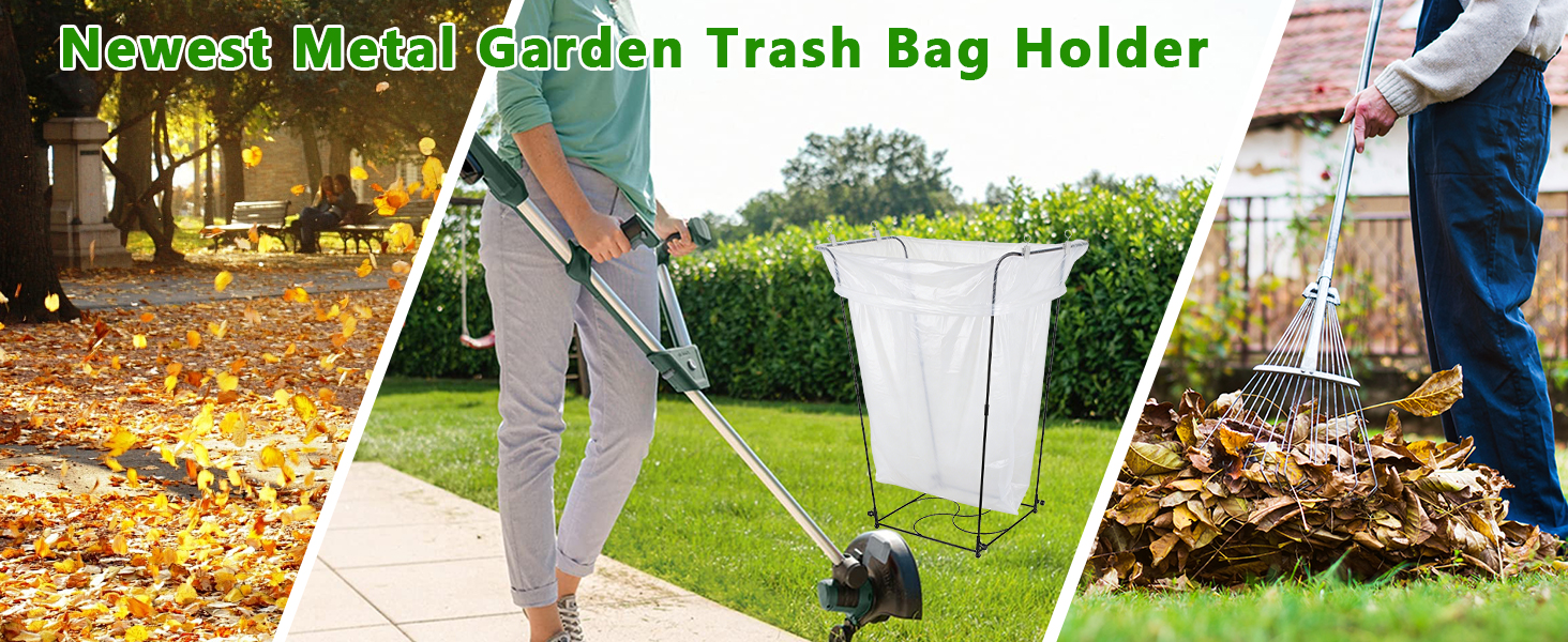 Garden Trash Bag Holder