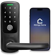 ULTRALOQ Latch 5 Smart Lock, World's First WiFi Smart Lever Lock, Auto-Lock, Touchscreen Digital ...